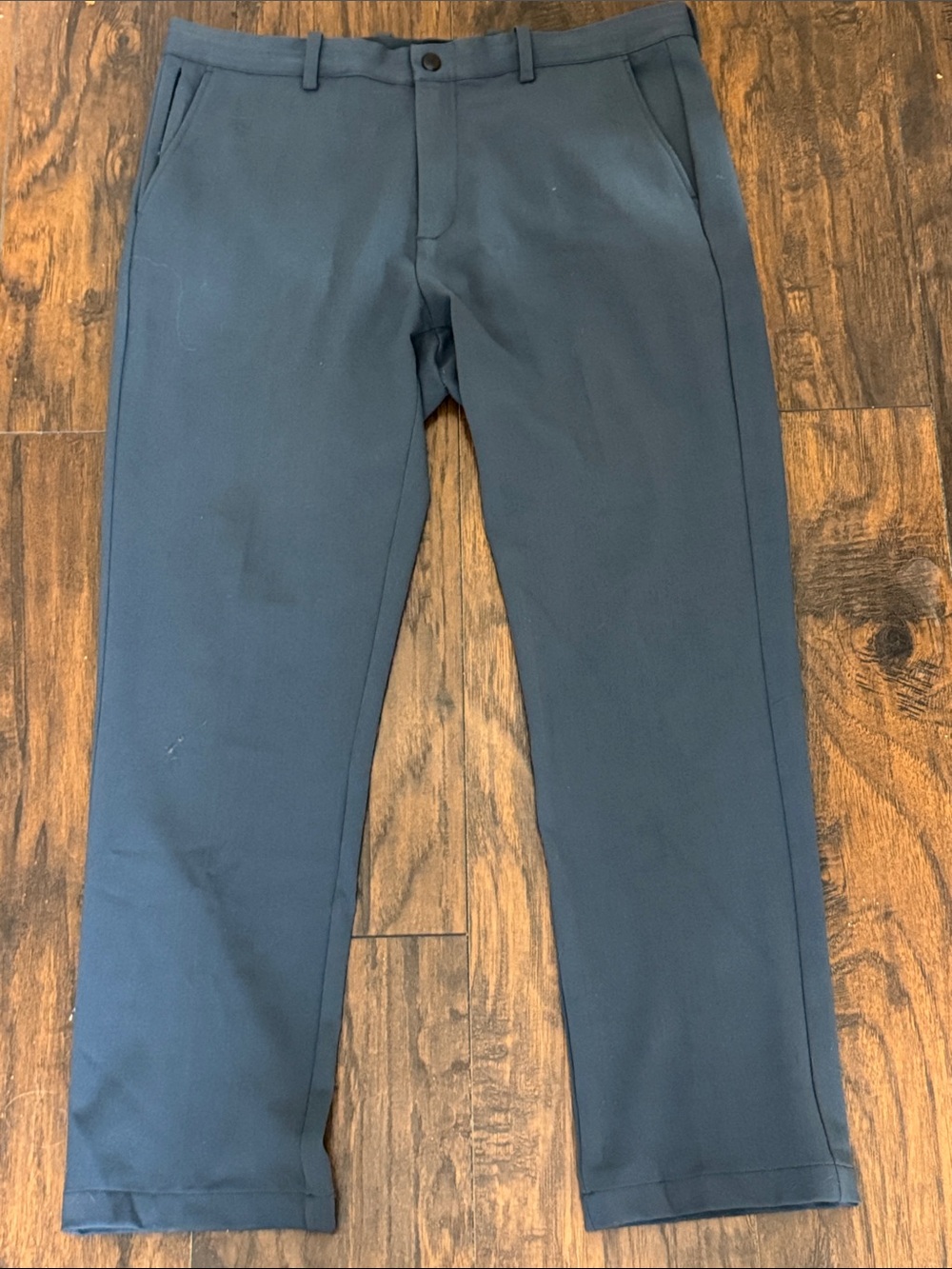 Quince Men's 34x30 Straight-Leg Chino Pants — Ocean Blue